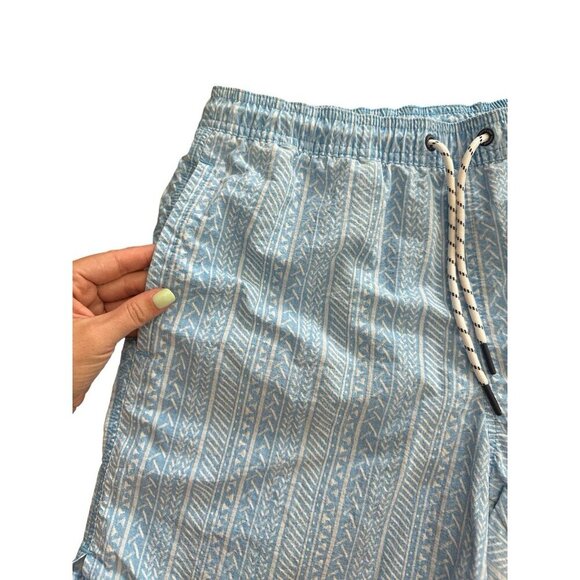 Vineyard Vines Men's Standard 7” Island Trunks Size Small Blue Drawstring Logo - Picture 2 of 8